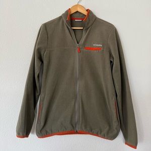 EUC Columbia zip up fleece jacket